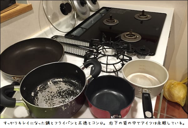 キッチン_戦いは終わった